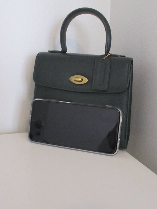 Coach 4413 Madison Gracie purse handbag crossbody forest green - Picture 16 of 16